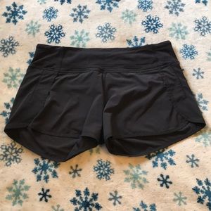 Black lululemon women’s shorts